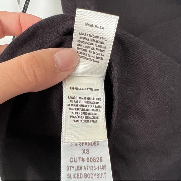 AGOLDE Sliced One Shoulder Bodysuit - Picture 15 of 16